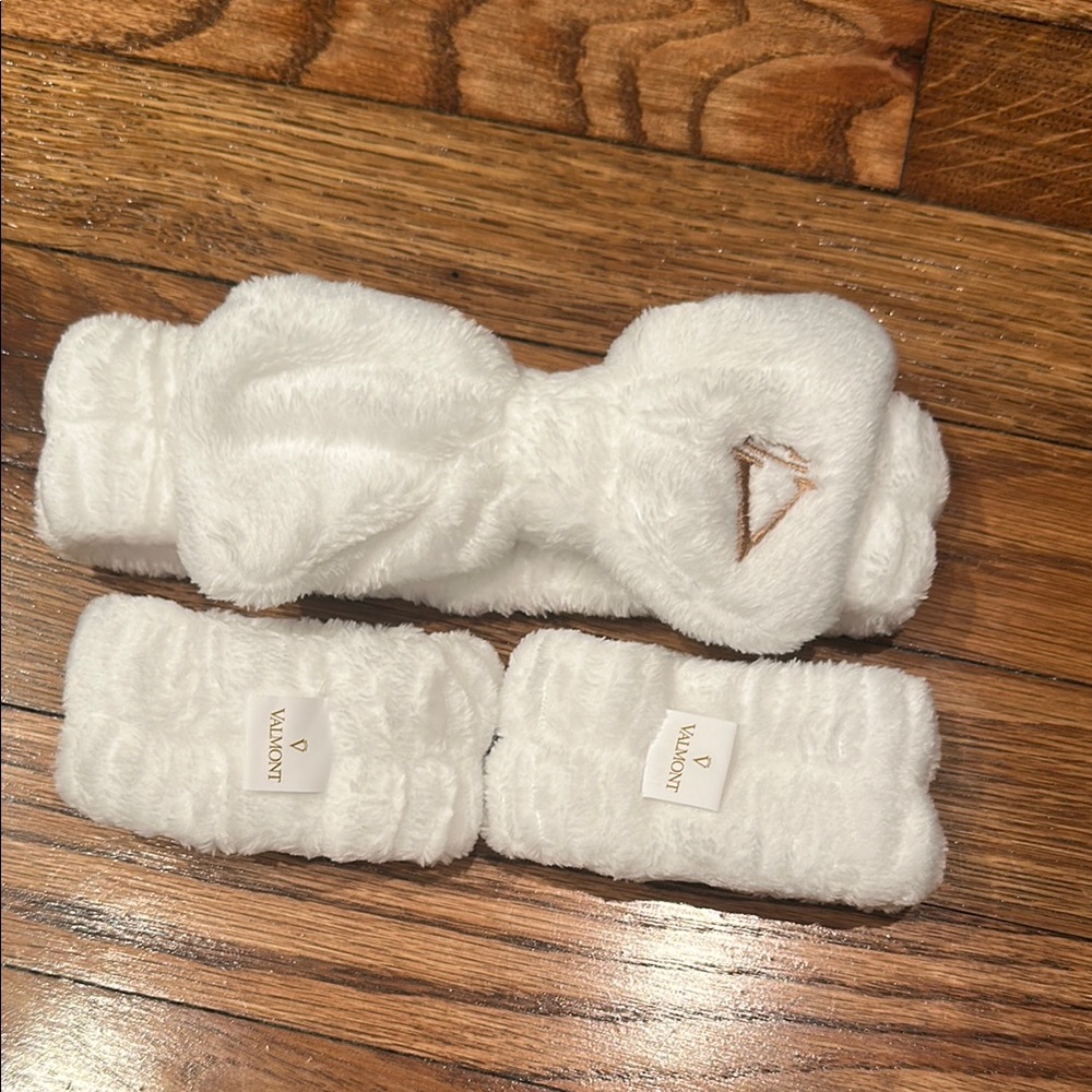 Valmont Skincare Headband and Wrist Cuffs